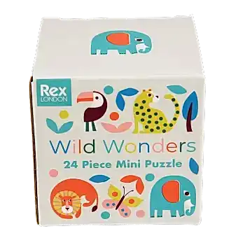 wild wonders 24 piece mini puzzle