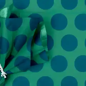 Blue on turquoise spotlight tissue papers