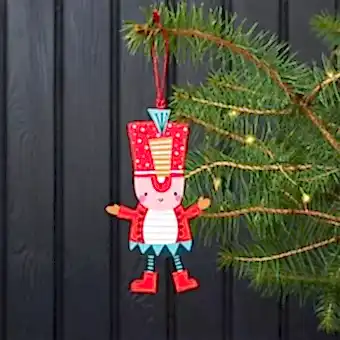 Wooden Soldier Christmas Decoration