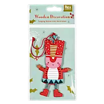 Wooden Soldier Christmas Decoration