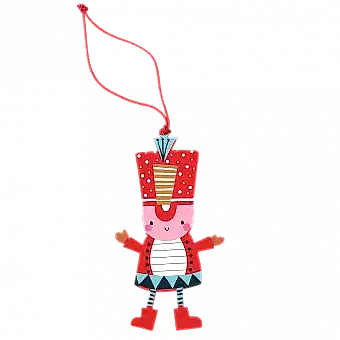 Wooden Soldier Christmas Decoration