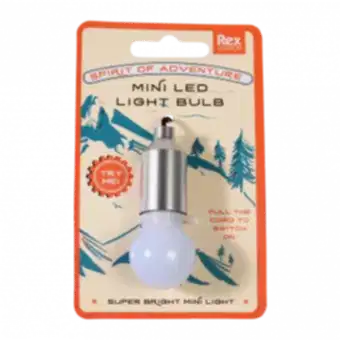 Spirit Of Adventure Light Bulb Keyring-Silver