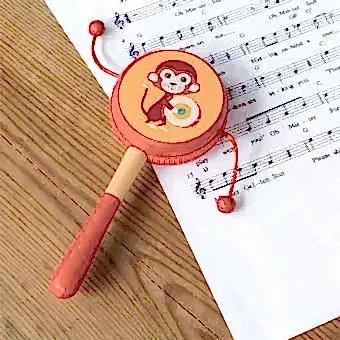Animal Band Rattle Drum