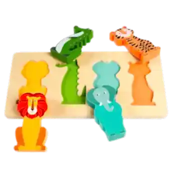 Colourful Creatures Wooden Puzzle