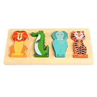 Colourful Creatures Wooden Puzzle