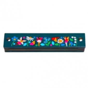 Fairies in the Garden Wooden Harmonica