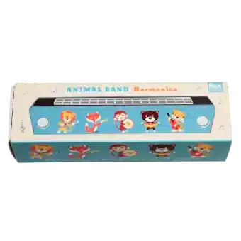 Animal Band Wooden Harmonica