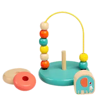 Wild Wonders Mini Bead Loop And Stacker Toy