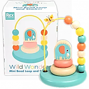 Wild Wonders Mini Bead Loop And Stacker Toy