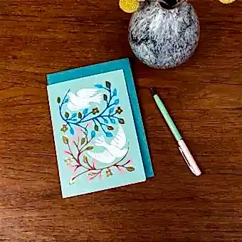 Doves Greeting Card