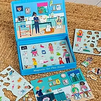 Magnetic Vet Play Scene Kit