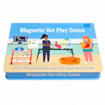 Magnetic Vet Play Scene Kit
