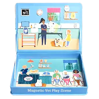 Magnetic Vet Play Scene Kit