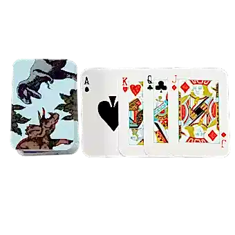Prehistoric Land Mini Playing Cards