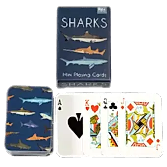Sharks Mini Playing Cards