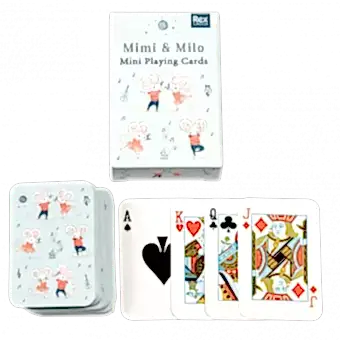 Mimi And Milo Mini Playing Cards