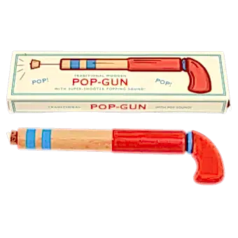 Traditional Wooden Pop-Gun