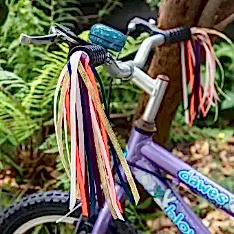 Bicycle Streamers - Fairies In The Garden
