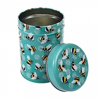 Bumblebee Canister Tin