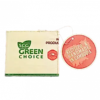 Recycled Cement Bag Bifold Wallet