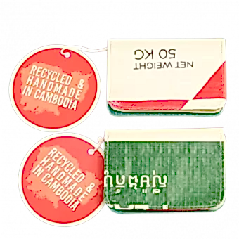 Recycled Cement Bag Coin Purse