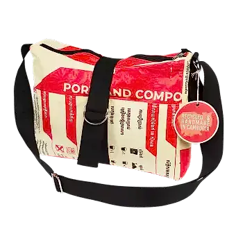 Recycled Cement Bag Handbag