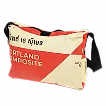 Recycled Cement Bag Handbag