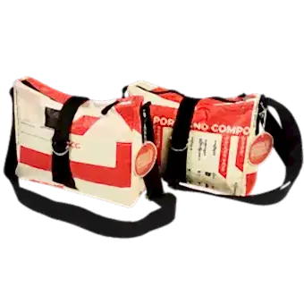 Recycled Cement Bag Handbag