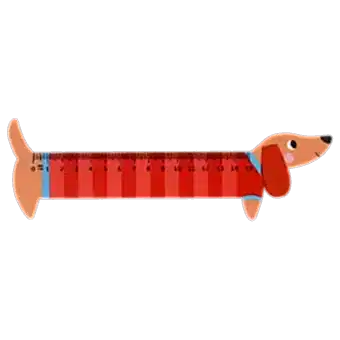 Wooden Ruler - Sausage Dog