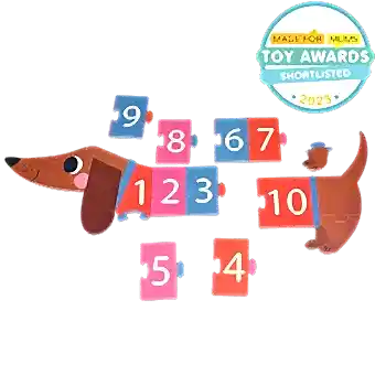 Sausage Dog Number Puzzle - Shortlisted - Made for mums toy awards