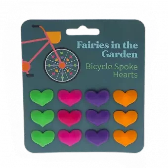 Bicycle Spoke Hearts - Fairies In The Garden