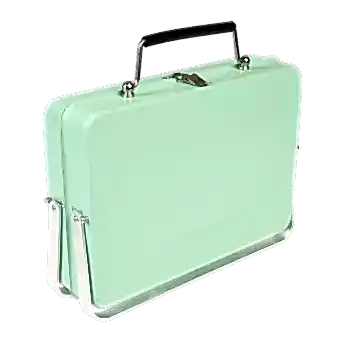 Portable Suitcase Bbq - Green