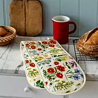Double Oven Glove - Wild Flowers