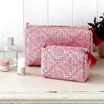 Quilted Makeup Bag - Anushka