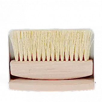 Wooden Table Brush And Pan Set - Soft Grey