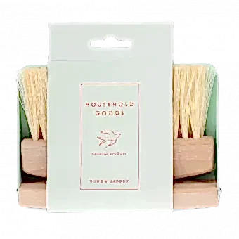 Wooden Table Brush And Pan Set - Pistachio