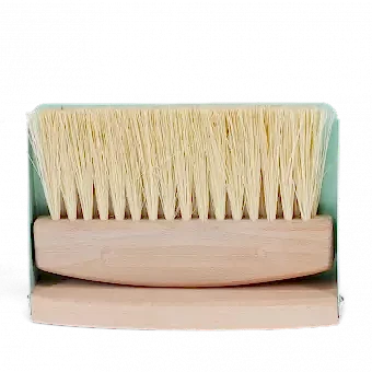 Wooden Table Brush And Pan Set - Pistachio