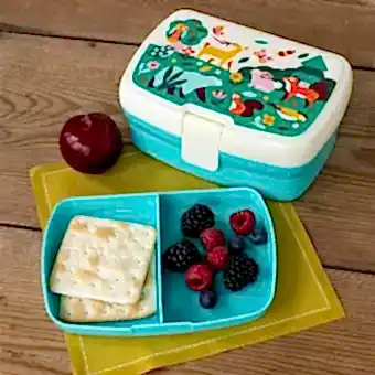 Lunch Box With Tray - Woodland
