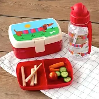 Lunch Box With Tray - Sausage Dog