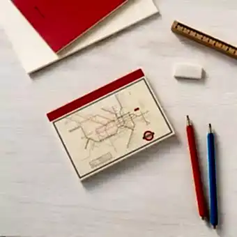 A6 Notebook - Tfl Heritage Tube Map