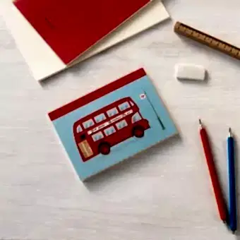A6 Notebook - Tfl Routemaster Bus