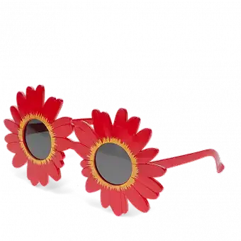 Funglasses - Red sunflower