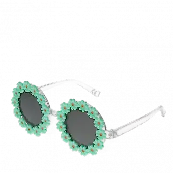 Funglasses - Green daisy