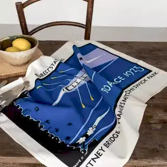 Cotton tea towel - TfL Vintage Poster "Boat Race"