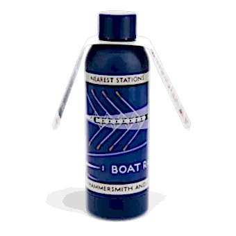 Stainless steel bottle 500ml - TfL Vintage Poster "Boat Race"