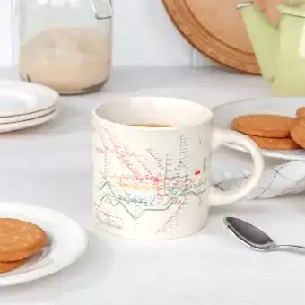 Ceramic mug - TfL Heritage Tube Map