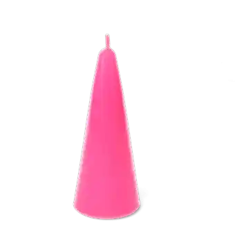 Small cone candle - Bright Pink