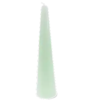 Tall cone candle - Mint green