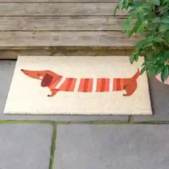 Sausage dog doormat