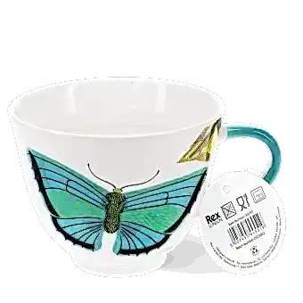 New bone china mug - Butterfly
